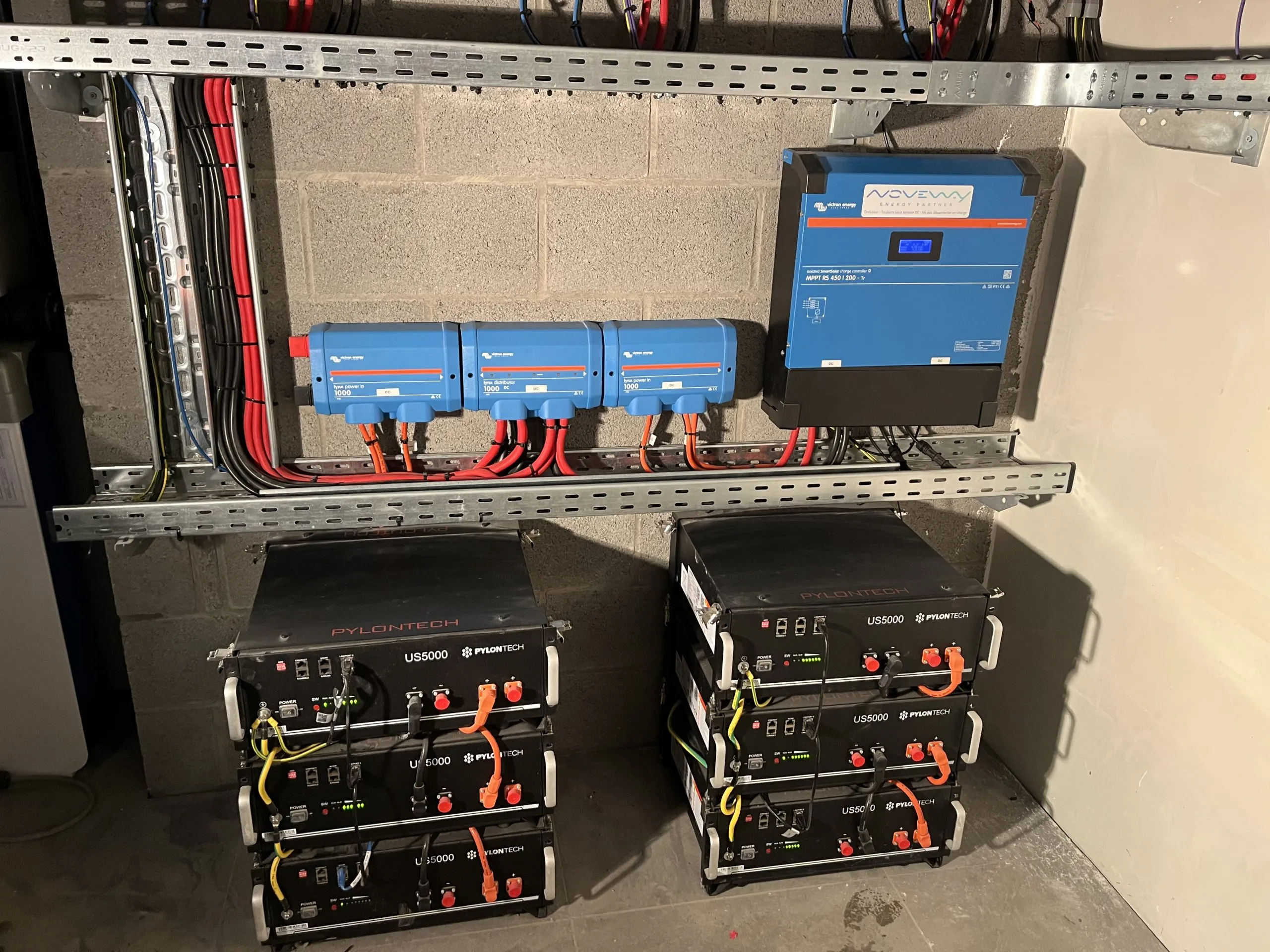 Système batterie complet installé par NOVEWAY